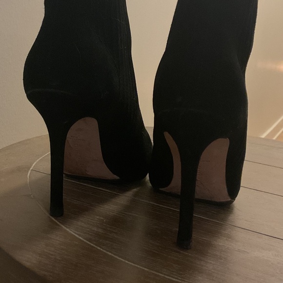 VERONICA BEARD “LISA” BLACK SUEDE BOOTIE - Picture 8 of 9